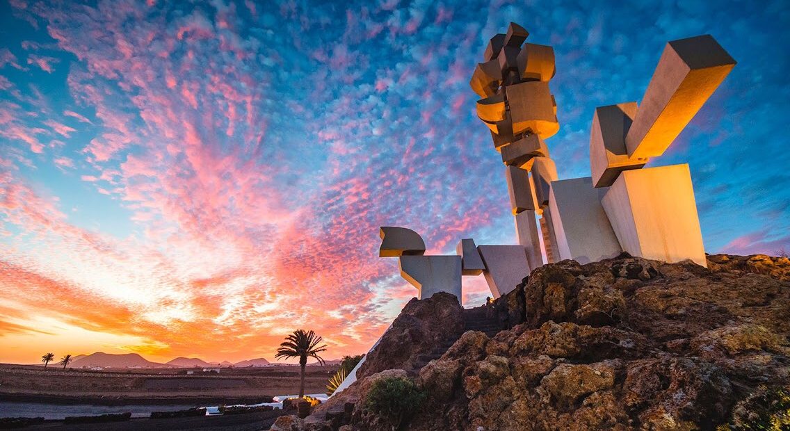 Monumento al Campesino Lanzarote atardecer