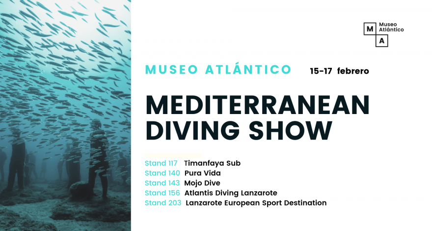 Participación Museo Atlántico en Feria mediterranean diving show