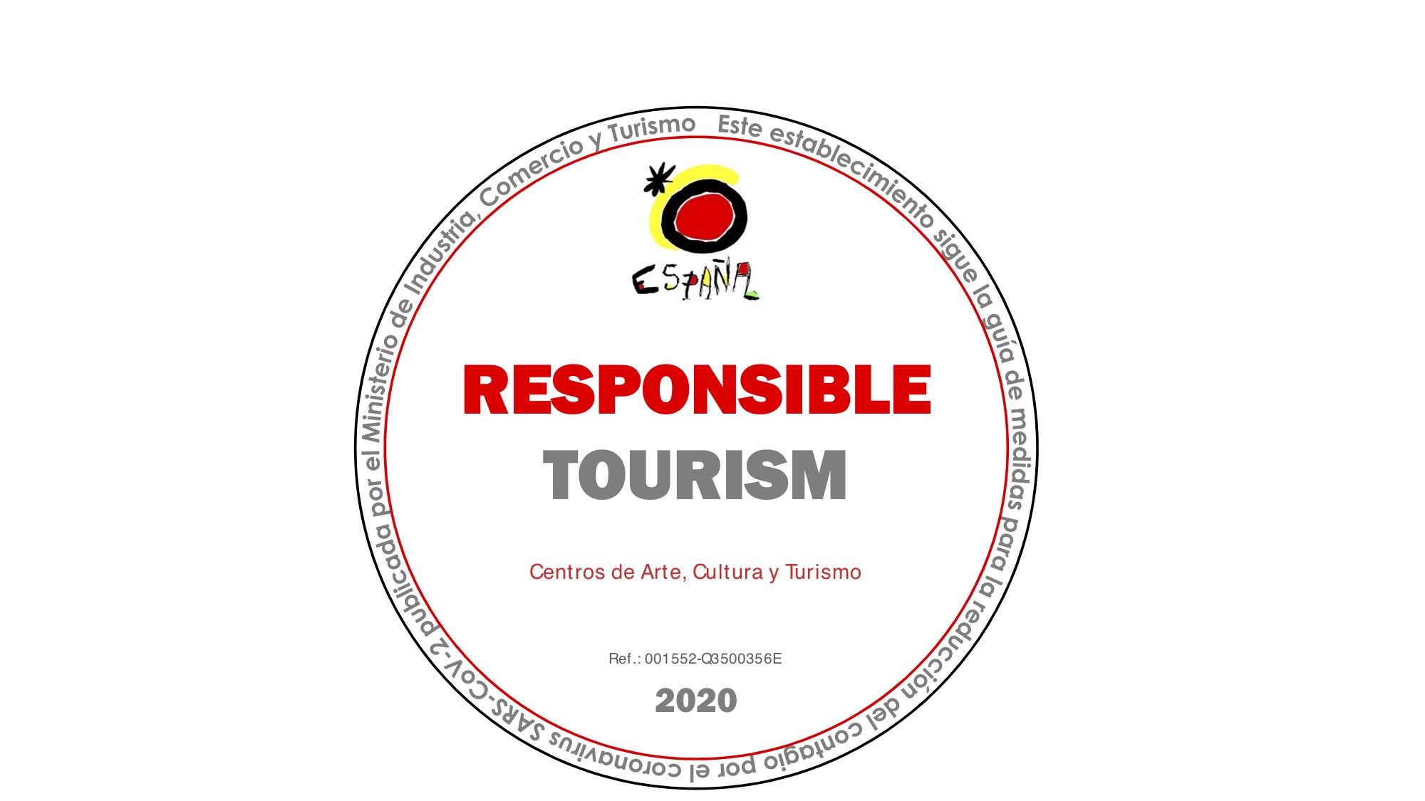 Certificado Turismo Seguro Responsible Tourism